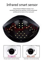دستگاه UV LED ناخن سان 120 وات SUN BQ5T - Image 4