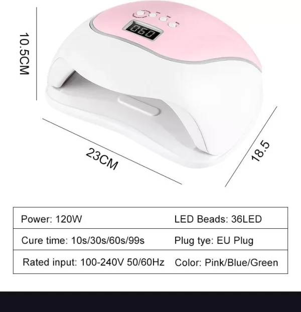 دستگاه UV LED بلوکیو 120 وات BQV5 - Image 4