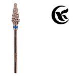 سر سوهان الماسه مخروطی نوار آبی